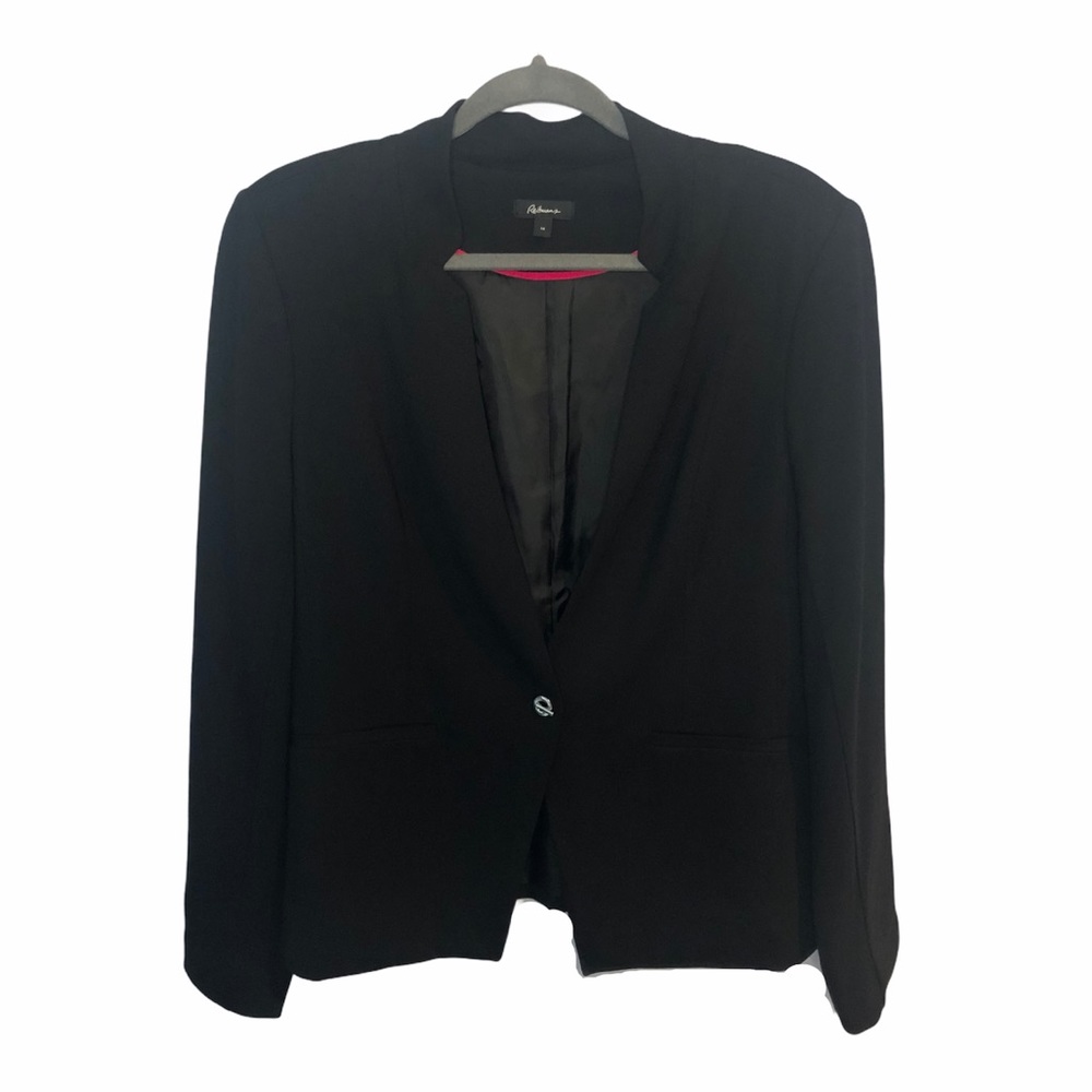 Reitmans Black Blazer with Metal Clasp